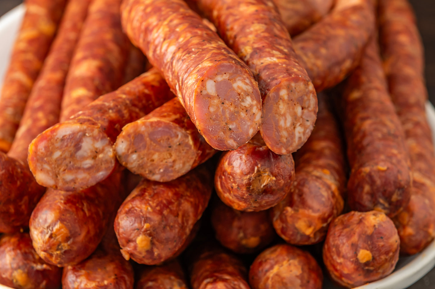 Pork & Beef Smoked Sausage,Hot(Sremska Kobasica, Ljuta)